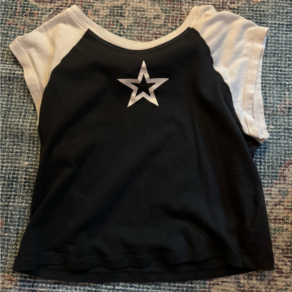 Star Y2K Cropped Top